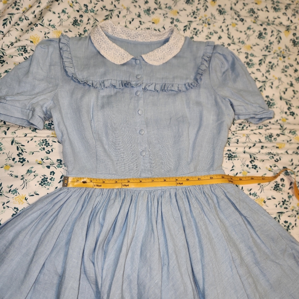 Blue Amy Dress- Little Women Atelier - Picture 6 of 7